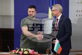 Министерски съвет - Володимир Зеленски - Николай Денков  - декларация за евроатлантическата интеграция на Украйна и меморандум за сътрудничество в областта на енергетиката - подписване