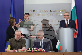 Министерски съвет - Володимир Зеленски - Николай Денков  - декларация за евроатлантическата интеграция на Украйна и меморандум за сътрудничество в областта на енергетиката - подписване