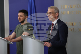 Министерски съвет - Володимир Зеленски - Николай Денков  - пресконференция