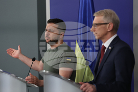 Министерски съвет - Володимир Зеленски - Николай Денков - пресконференция