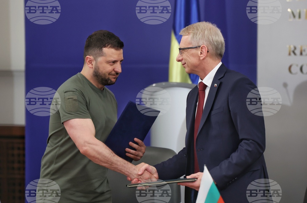 Министерски съвет - Володимир Зеленски - Николай Денков - декларация за евроатлантическата интеграция на Украйна и меморандум за сътрудничество в областта на енергетиката - подписване