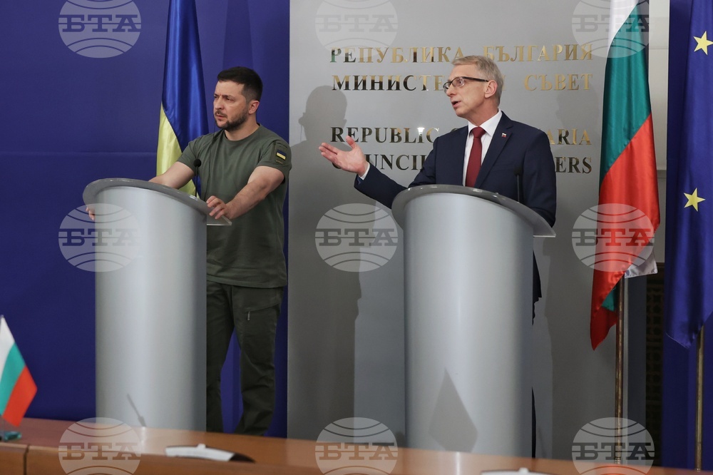 Министерски съвет - Володимир Зеленски - Николай Денков - пресконференция