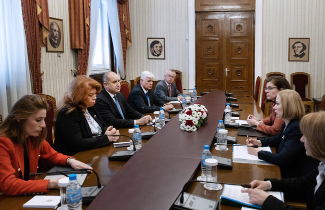 Румен Радев - работна среща