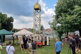 Село Манастир - православен храм - първа копка