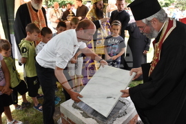 Село Манастир - православен храм - първа копка