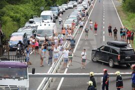 Бургас - пътен инцидент - трафик за Южно Черноморие