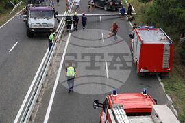 Бургас - пътен инцидент - трафик за Южно Черноморие