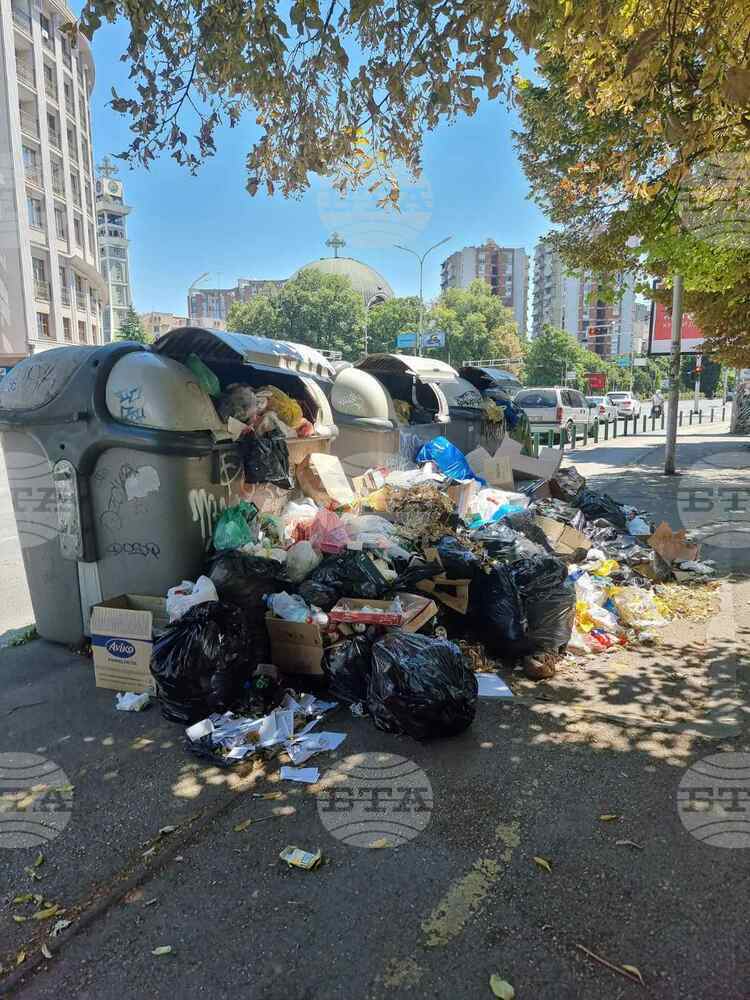 Улиците на курортния град Будва са затрупани с отпадъци заради стачка на компанията за почистване