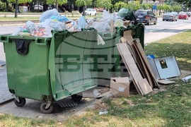 Северна Македония - предприятие за чистота - протест