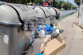 Северна Македония - предприятие за чистота - протест