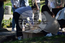 Благоевград - парк Ловен дом - почистване