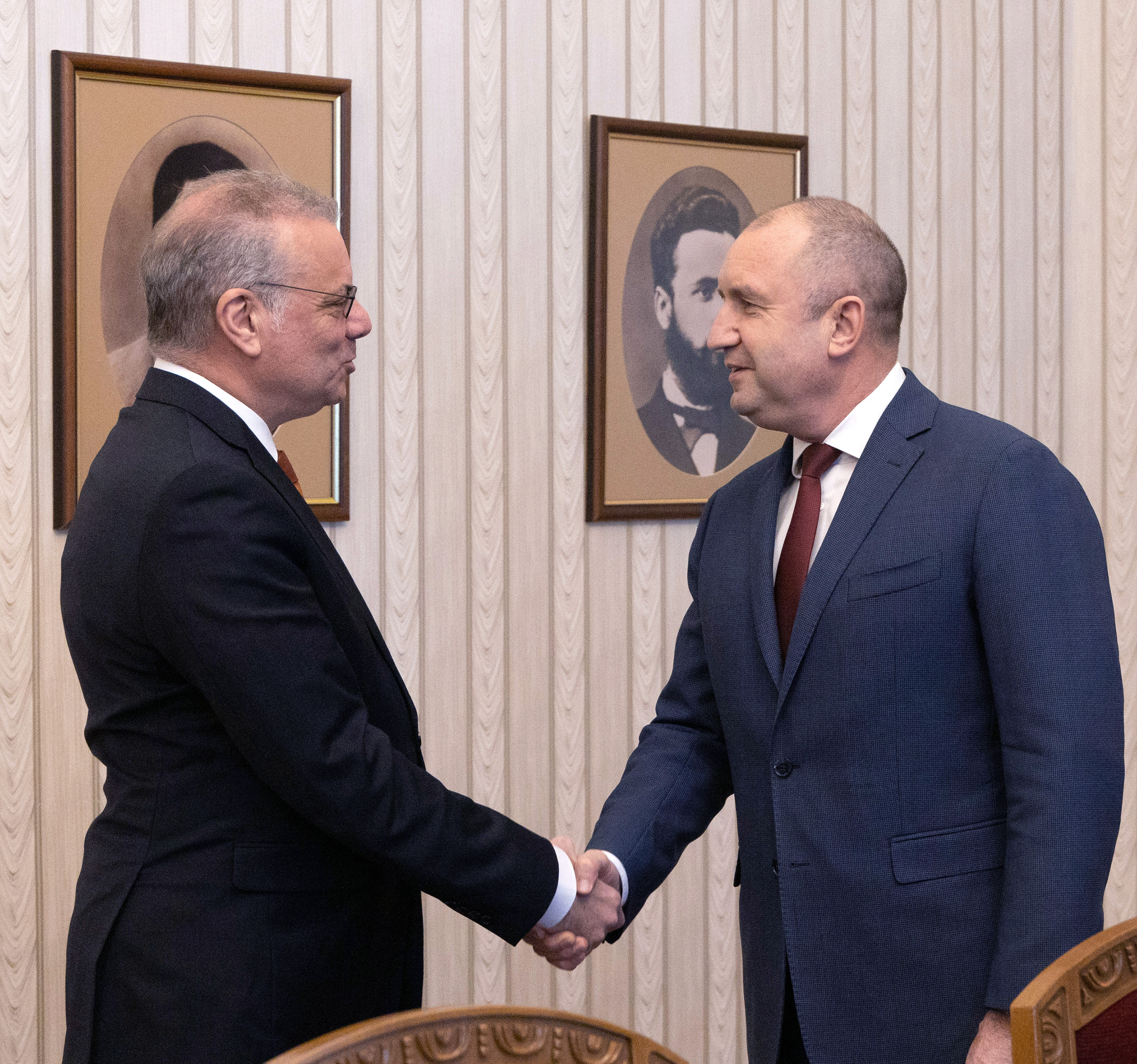 Румен Радев - Никос Нурис - среща