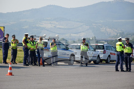 Благоевград - автомагистрала Струма - полицейска операция