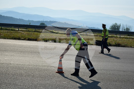 Благоевград - автомагистрала Струма - полицейска операция
