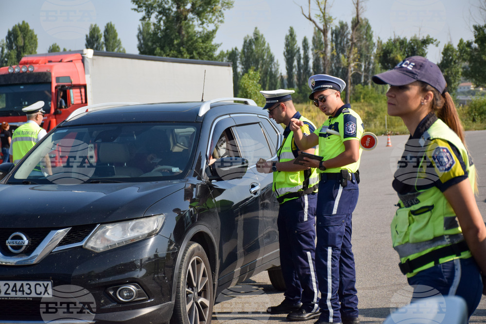 Благоевград - автомагистрала Струма - полицейска операция