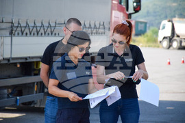 Благоевград - автомагистрала Струма - полицейска операция