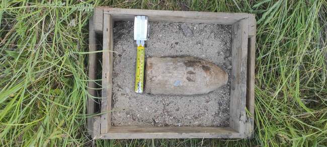 Министерство на отбраната: Военнослужещи от Сухопътните войски унищожиха невзривен боеприпас, открит в Плевен