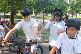 Момчилград - велосипедисти - обучение по безопасно каране