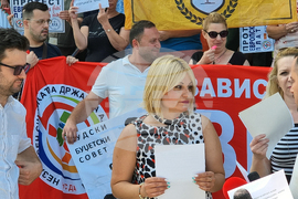 Република Северна Македония - Скопие - протест