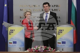 Кирил Петков - Урсула фон дер Лайен - среща