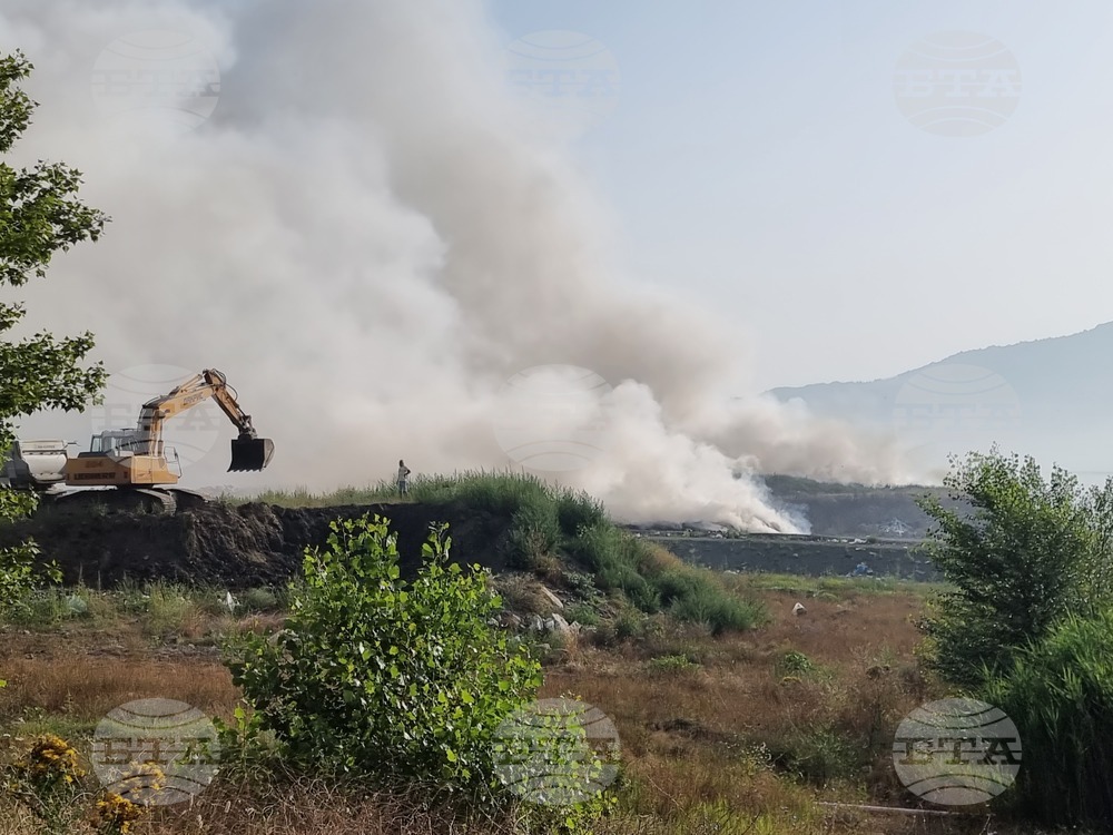Село Вишеград - сметище - пожар