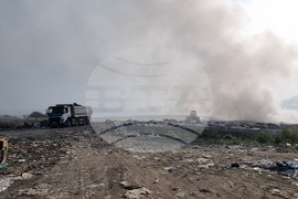 Село Вишеград - сметище - пожар