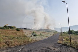 Село Вишеград - сметище - пожар