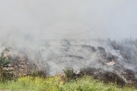 Село Вишеград - сметище - пожар