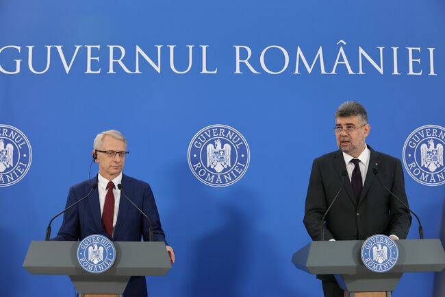 Източници на финансиране за втори мост над река Дунав при Русе и Гюргево обсъдиха Николай Денков и Марчел Чолаку в Букурещ