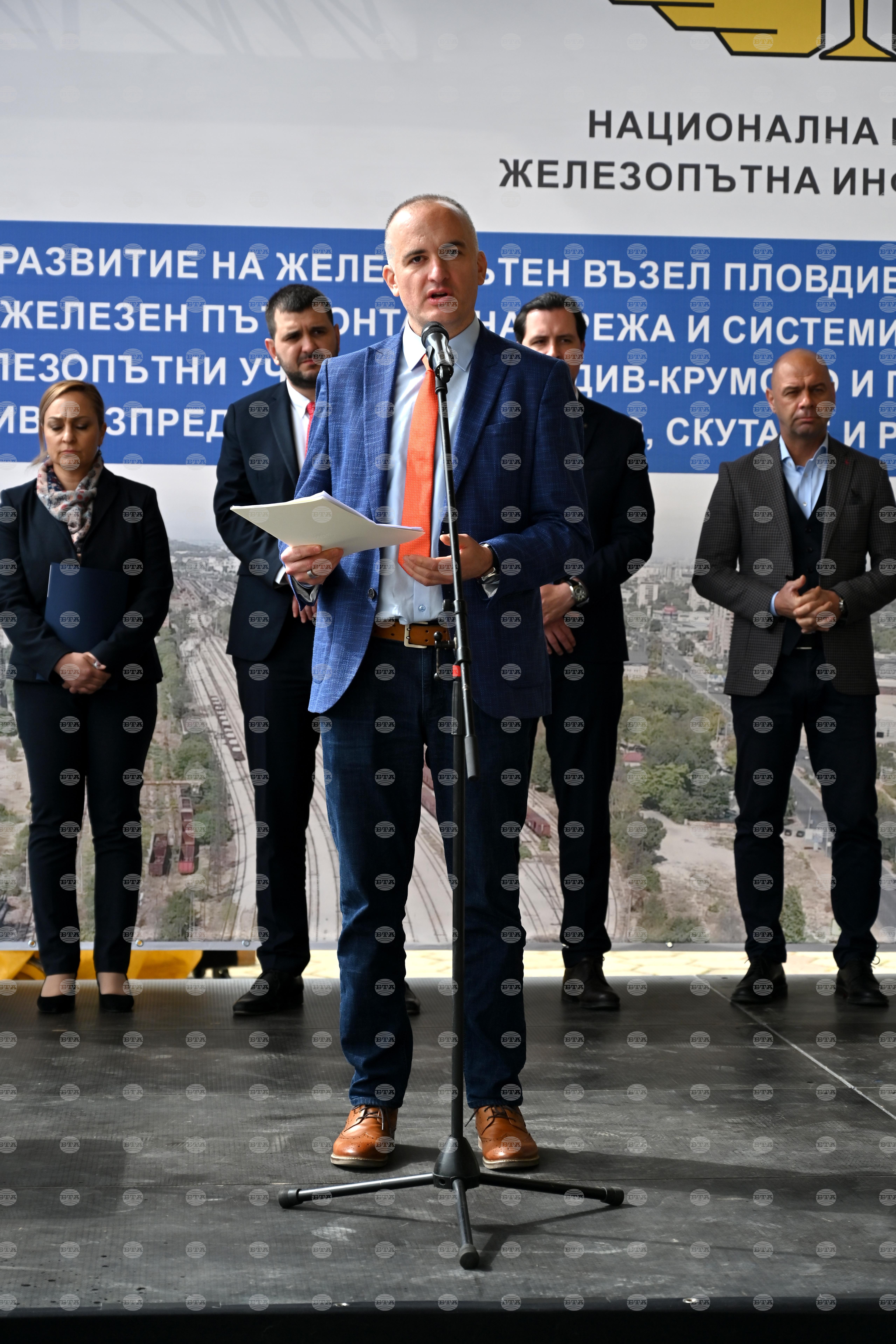 Пловдив - модернизация на жп участъците - церемония