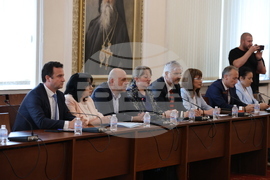   Парламент ГЕРБ-СДС - КНСБ - среща