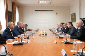 Румен Радев - представители на съсловни организации в системата на здравеопазването и мениджъри на болници - среща