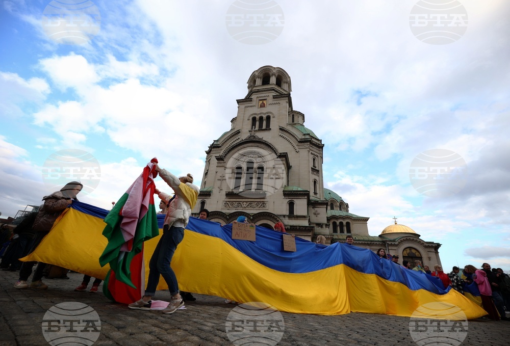 Мирно шествие в подкрепа на Украйна се организира тази вечер в София