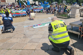 Протест - полицаи