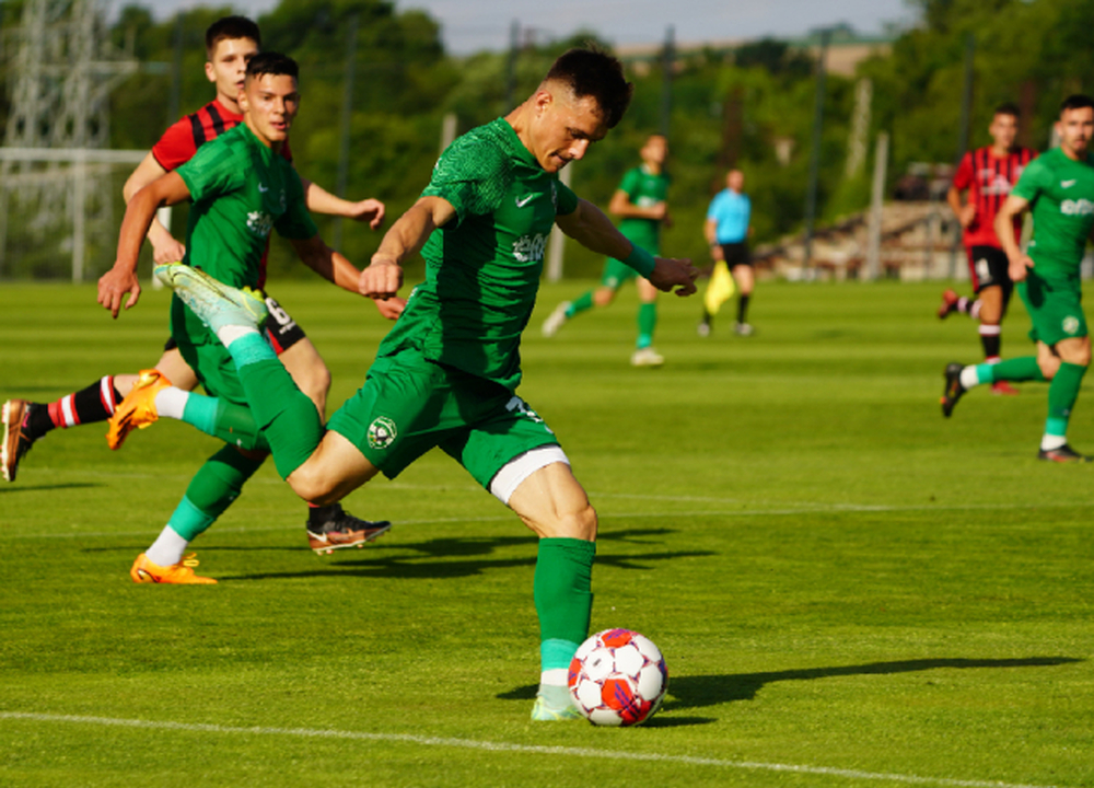 Младежкият тим на Лудогорец победи Динамо Минск в първи мач от втория кръг на младежката Шампионска лига