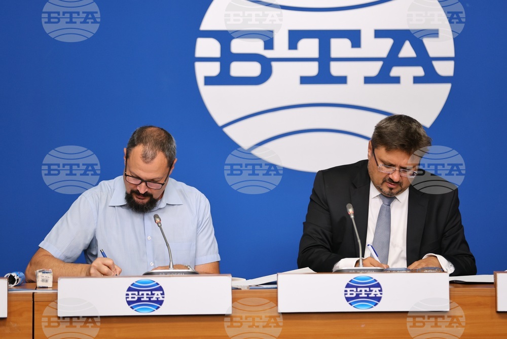 Национален пресклуб на БТА София - НАИМ - БТА - договор - подписване