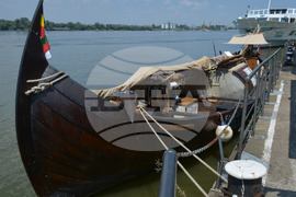 Русе - река Дунав - пристанище - викингски кораб