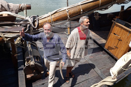 Русе - река Дунав - пристанище - викингски кораб