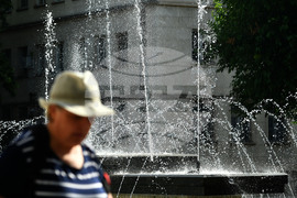 Разград - летни горещини - фонтани