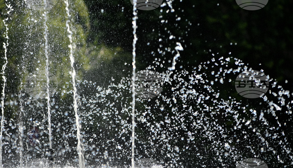 Разград - летни горещини - фонтани