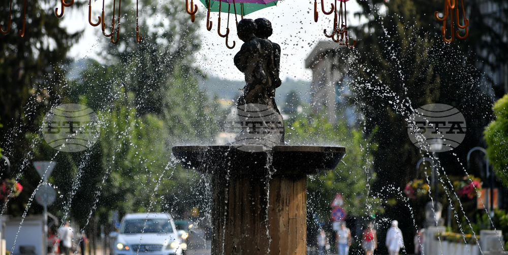 Разград - летни горещини - фонтани