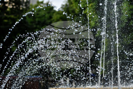 Разград - летни горещини - фонтани