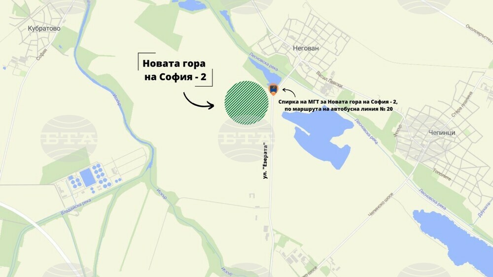 Започва залесяването на "Новата гора на София" край Негован