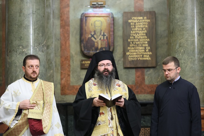 Панихида за загиналите участници в Илинденско-Преображенското въстание беше отслужена в Ректората на Софийския университет