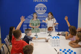 Национален пресклуб на БТА Благоевград - посещение - деца