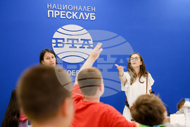 Национален пресклуб на БТА Благоевград - посещение - деца