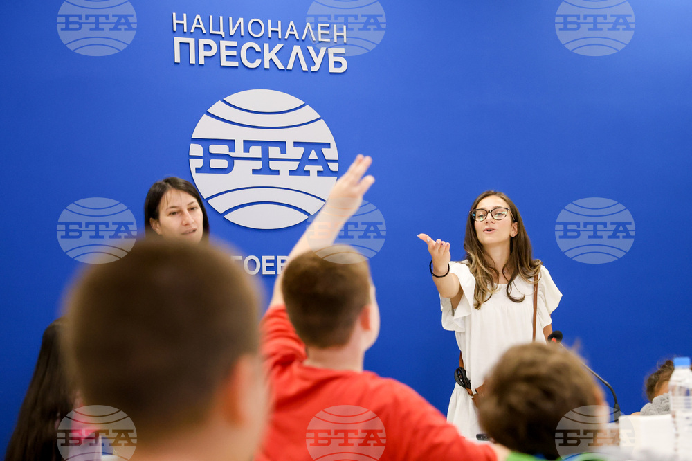 Национален пресклуб на БТА Благоевград - посещение - деца