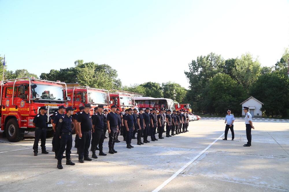 Румъния - спасителни екипи - пожари в Гърция - техника - изпращане
