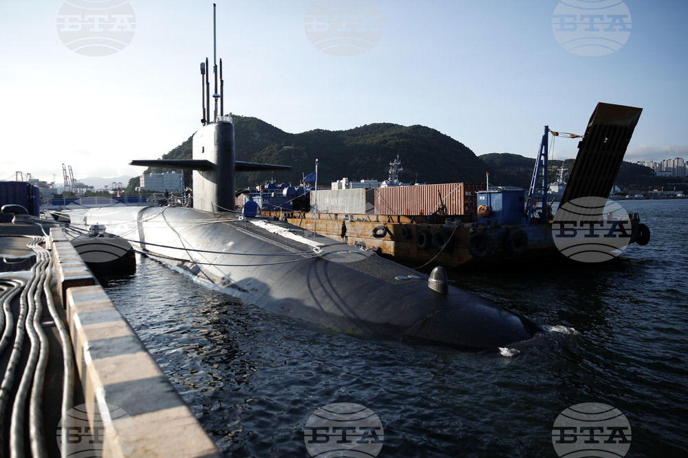 Американска ядрена подводница пристигна в южнокорейското пристанище Бусан
