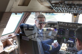 Летище София - товарен самолет Боинг 747 - капитан Янко Георгиев